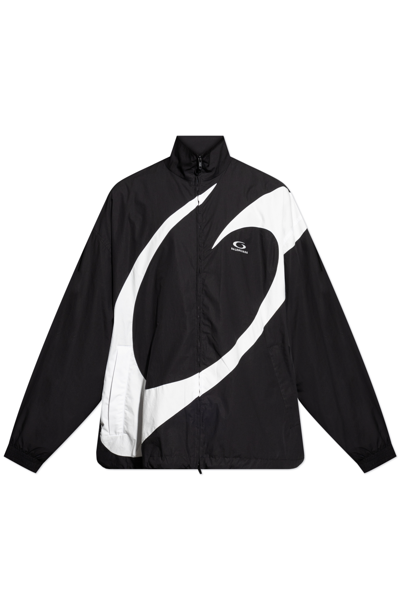 CoSTUME NATIONAL ブラックジャケット Black Jacket with stand-up collar Balenciaga - Vitkac AS
